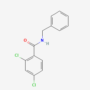 molecular formula C14H11Cl2NO B11964760 N-benzyl-2,4-dichlorobenzamide CAS No. 5397-16-0