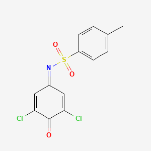 molecular formula C13H9Cl2NO3S B11964825 N-(3,5-Dichloro-4-oxo-cyclohexa-2,5-dienylidene)-4-methyl-benzenesulfonamide 