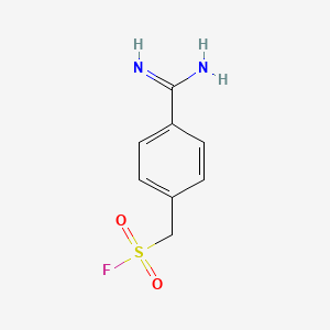 molecular formula C8H9FN2O2S B1196485 p-APMSF hydrochloride CAS No. 71933-13-6