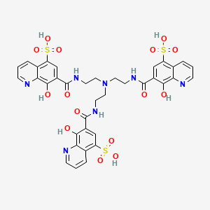 molecular formula C36H33N7O15S3 B1196490 O-Trensox 