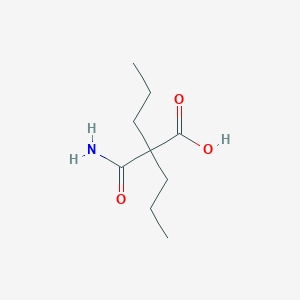 molecular formula C9H17NO3 B11964943 2-Carbamoyl-2-propylpentanoic acid CAS No. 87113-24-4