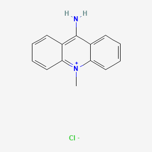 molecular formula C14H13ClN2 B1196496 9-Amino-10-methylacridinium chloride CAS No. 5776-38-5