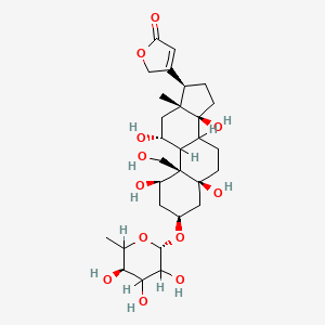 molecular formula C29H44O12 B1196497 Acolongifloroside potassium CAS No. 6251-64-5