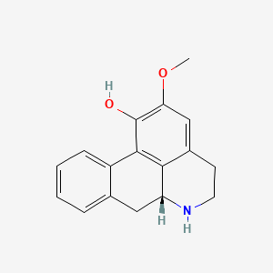 molecular formula C17H17NO2 B1196498 (-)-Caaverine CAS No. 6899-64-5