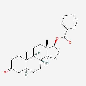 17beta-Hydroxy-5alpha-androstan-3-one cyclohexanecarboxylate