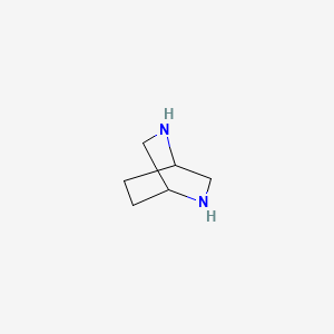 molecular formula C6H12N2 B1196504 2,5-二氮杂双环[2.2.2]辛烷 CAS No. 658-24-2