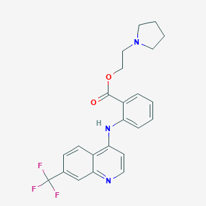 molecular formula C23H22F3N3O2 B119652 Florifenine CAS No. 83863-79-0