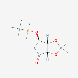molecular formula C14H26O4Si B1196521 2,3,4-Trioxycyclopentanone 