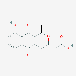 molecular formula C16H14O6 B1196522 Dihydrokalafungin 