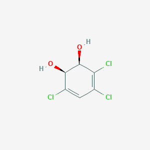 molecular formula C6H5Cl3O2 B1196523 (1S,2R)-3,4,6-trichlorocyclohexa-3,5-diene-1,2-diol 