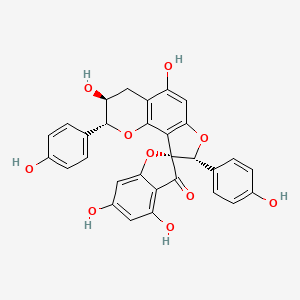 molecular formula C30H22O10 B1196532 Genkwanol A 