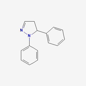 molecular formula C15H14N2 B11965373 1,5-diphenyl-4,5-dihydro-1H-pyrazole CAS No. 2515-61-9