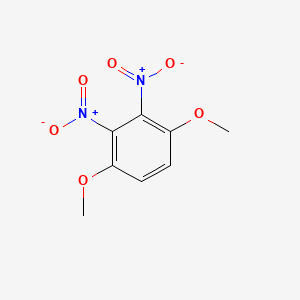 molecular formula C8H8N2O6 B1196538 1,4-Dimethoxy-2,3-dinitrobenzene CAS No. 6945-76-2