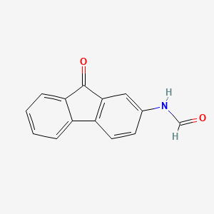 molecular formula C14H9NO2 B11965387 2-Formamido-9-fluorenone 