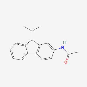 molecular formula C18H19NO B11965393 N-(9-Isopropyl-9H-fluoren-2-yl)acetamide 