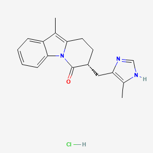 molecular formula C18H20ClN3O B1196542 Fabesetron hydrochloride CAS No. 129299-90-7