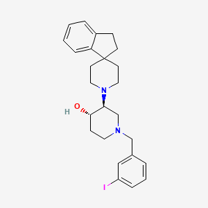 molecular formula C25H31IN2O B1196549 3-Ipppds-indene CAS No. 163314-08-7