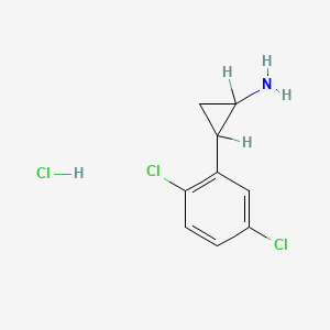 molecular formula C9H10Cl3N B1196550 2-(2,5-Dichlorophenyl)cyclopropylamine hydrochloride CAS No. 52047-19-5