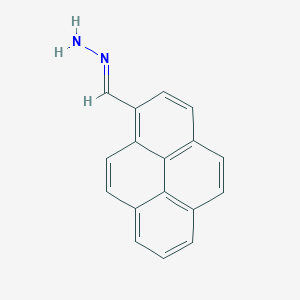 molecular formula C17H12N2 B11965621 Pyren-1-ylmethylene-hydrazine CAS No. 76465-53-7