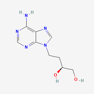 molecular formula C9H13N5O2 B1196563 9-(3,4-Dihydroxybutyl)adenine CAS No. 69926-59-6