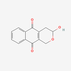 molecular formula C13H10O4 B1196566 精神红素 CAS No. 110271-41-5