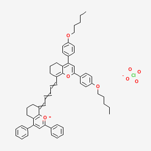 molecular formula C57H59ClO8 B1196570 Q-Switch II dye CAS No. 21016-22-8