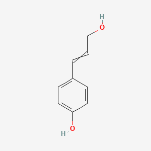 molecular formula C9H10O2 B1196571 4-(3-Hydroxyprop-1-enyl)phenol 