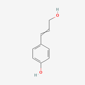 molecular formula C9H10O2 B1196571 Phenol, 4-(3-hydroxy-1-propenyl)- 