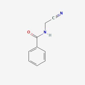 molecular formula C9H8N2O B1196575 Benzamidoacetonitrile CAS No. 5692-27-3