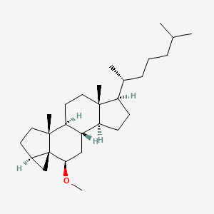 molecular formula C28H48O B1196576 i-Cholesteryl methyl ether CAS No. 2867-93-8