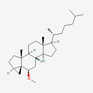 molecular formula C28H48O B1196576 异胆固醇甲基醚 CAS No. 2867-93-8