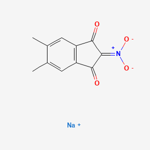molecular formula C11H8NNaO4 B1196584 Nivimedone sodium 