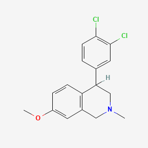 molecular formula C17H17Cl2NO B1196589 Diclofensine CAS No. 67165-56-4