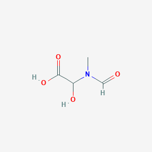 molecular formula C4H7NO4 B119659 [Formyl(methyl)amino](hydroxy)acetic acid CAS No. 155256-58-9