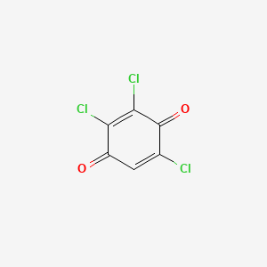 molecular formula C6HCl3O2 B1196591 2,3,5-Trichloro-1,4-benzoquinone CAS No. 634-85-5