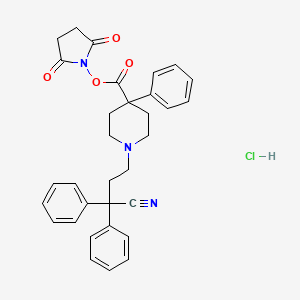 molecular formula C32H32ClN3O4 B1196592 Difenoximide hydrochloride CAS No. 37800-79-6