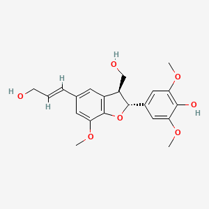 molecular formula C21H24O7 B1196596 (-)-Simulanol 
