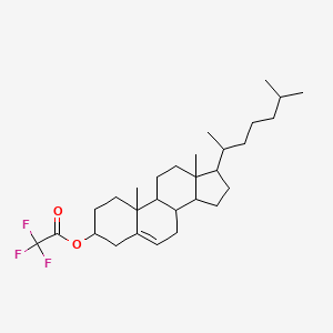 molecular formula C29H45F3O2 B11966091 Cholesterol, trifluoroacetate CAS No. 2665-02-3