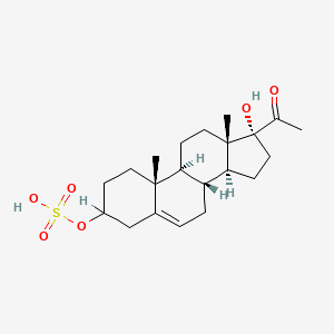 molecular formula C21H32O6S B1196624 17-Hydroxypregnenolone sulfate CAS No. 28901-70-4