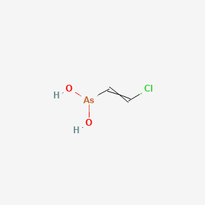 molecular formula C2H4AsClO2 B1196629 2-Chloroethenylarsonous acid 