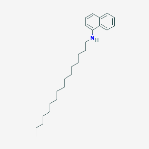 molecular formula C26H41N B11966345 N-hexadecylnaphthalen-1-amine CAS No. 86410-93-7