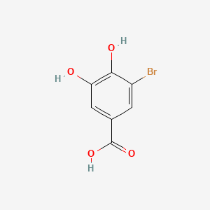 molecular formula C7H5BrO4 B1196637 3-溴-4,5-二羟基苯甲酸 CAS No. 61203-46-1