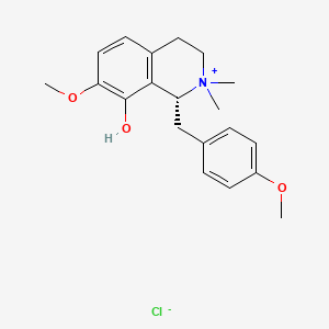 molecular formula C20H26ClNO3 B1196638 Petaline CAS No. 64057-59-6