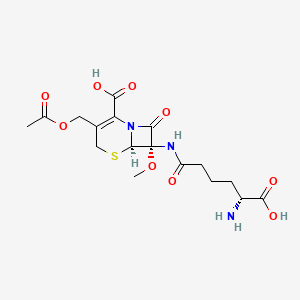molecular formula C17H23N3O9S B1196647 7-Methoxycephalosporin C CAS No. 41849-38-1