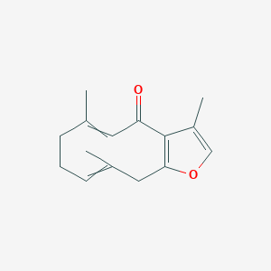 molecular formula C15H18O2 B1196657 Furanodienon 