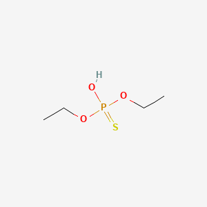 molecular formula C4H11O3PS B1196659 O,O-Diethyl hydrogen thiophosphate CAS No. 2465-65-8