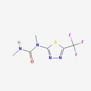 molecular formula C6H7F3N4OS B1196667 Thiazafluron CAS No. 25366-23-8