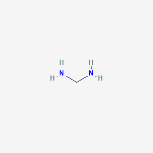 molecular formula CH6N2 B1196670 Methanediamine CAS No. 2372-88-5