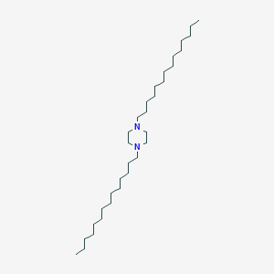 molecular formula C32H66N2 B11966789 1,4-Ditetradecylpiperazine CAS No. 2915-93-7