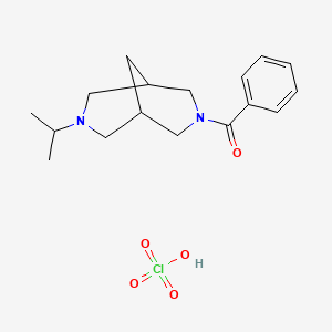 molecular formula C17H25ClN2O5 B1196679 Saz VII 23 CAS No. 135834-49-0